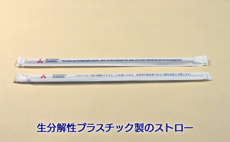 環境(かんきょう)にやさしい「生分解性(ぶんかいせい)プラスチック」と